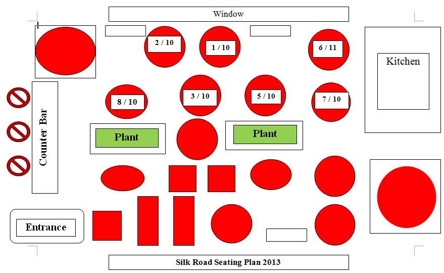 Wedding Banquet Lunch Sitting Plan 07Jul13