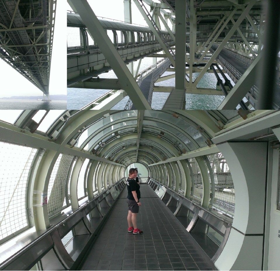Akashi Kaikyo Bridge Interior View 明石海峡大橋