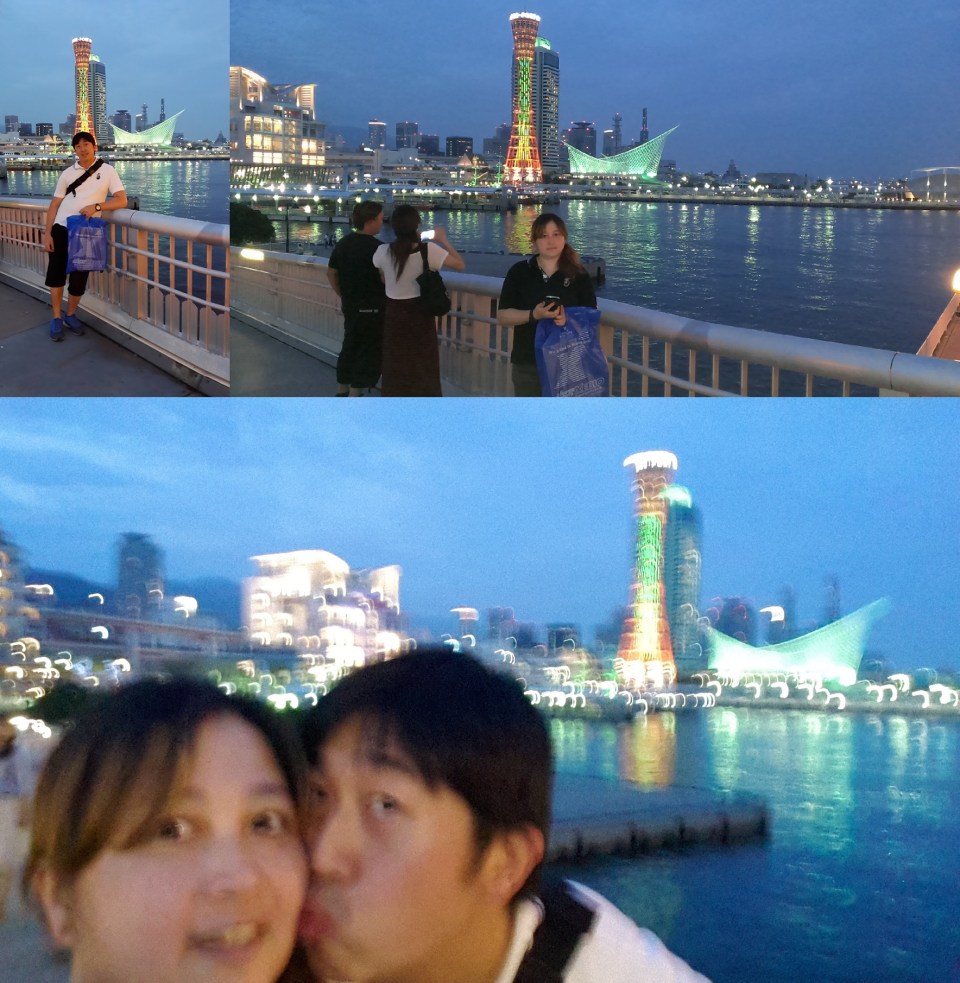 神戶港夜景-MOSAIC 廣場 Kobe Bay Night Scene-Mosaic Mall