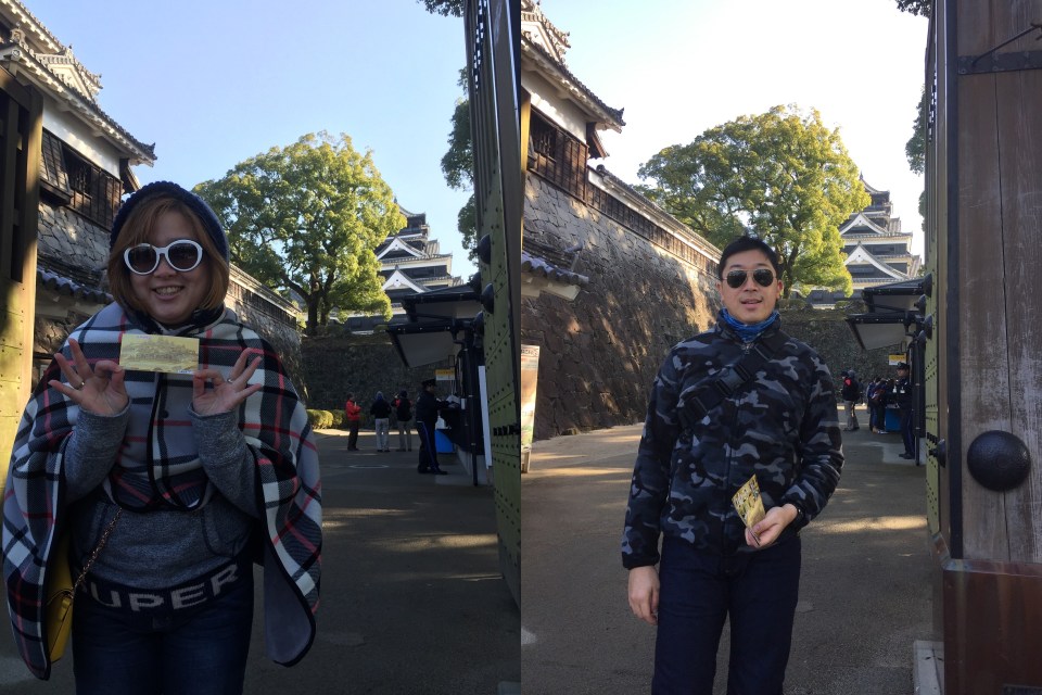 熊本城入口 Ticket Entrance